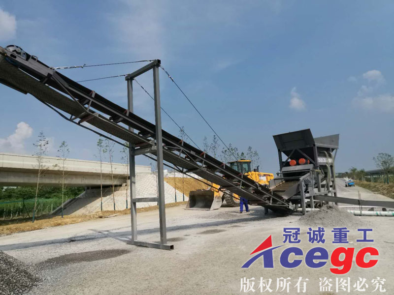 振動篩洗砂機械生產線