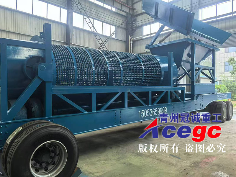 移動改良加重型洗砂機械